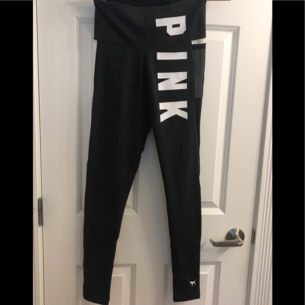 PINK Leggings Charcoal Gray S NWT